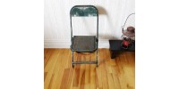 Chaise pliante vintage pour jeune enfant